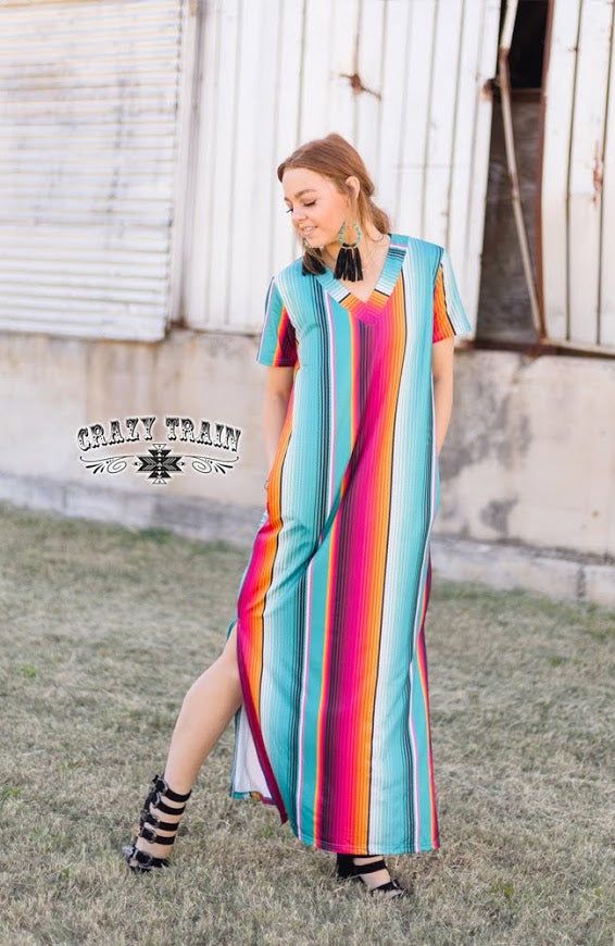 Plus size store serape dress