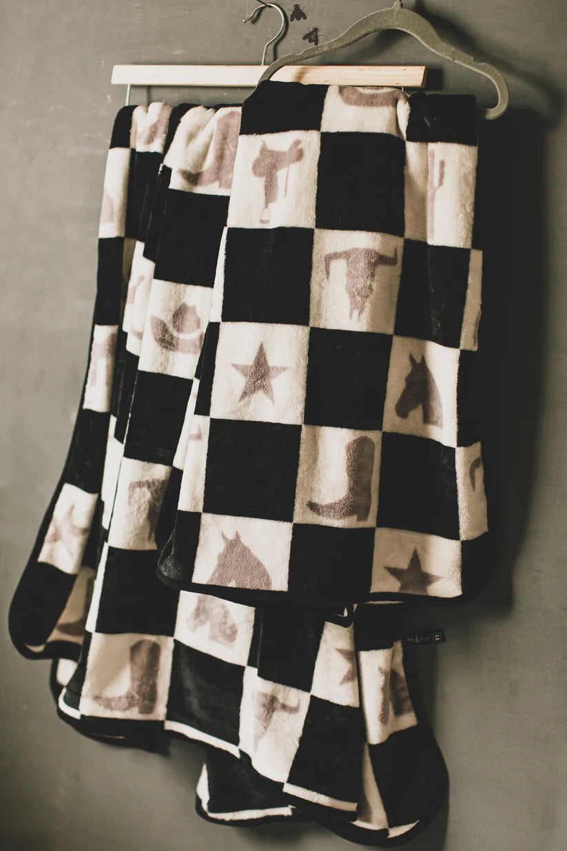 2 FLY CO SQUARE UP SHERIFF BLANKET [SMALL]
