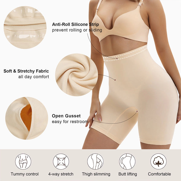 Shaperx High-Waisted Seamless Control Panties