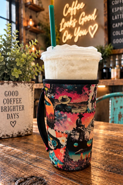 Sterling Kreek Cosmic Cowgirl Coffee Koozie