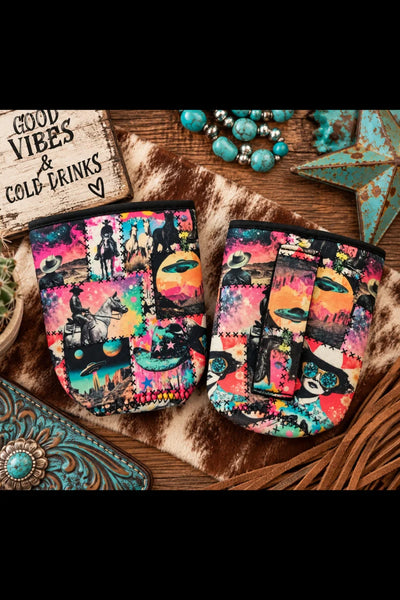 Sterling Kreek Cosmic Cowgirl Coffee Koozie