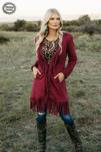 Sterling Kreek Scottsdale Suede Jacket (Turquoise) OR (Wine)
