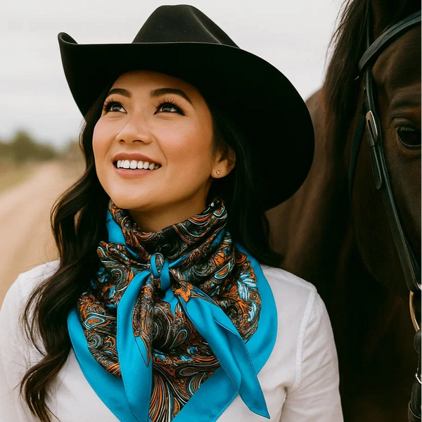 Rodeo Drive Multi Color & Solid Western Scarf (several designs)