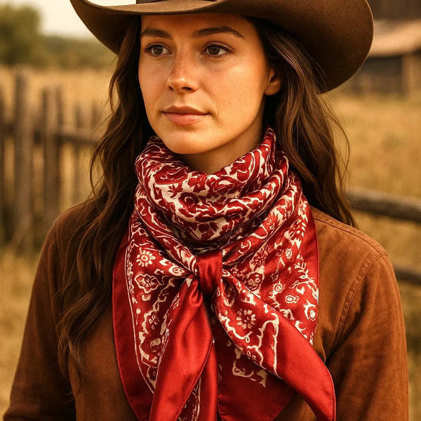 Rodeo Drive Multi Color & Solid Western Scarf (several designs)