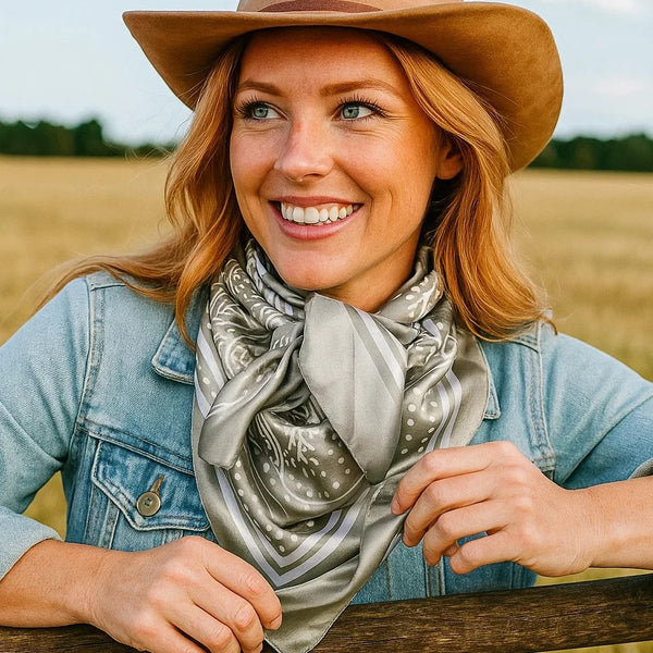 Rodeo Drive Multi Color & Solid Western Scarf (several designs)