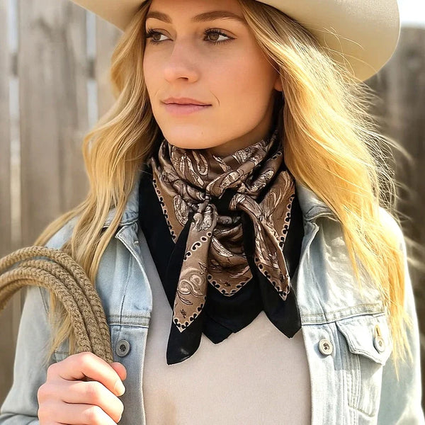Rodeo Drive Multi Color & Solid Western Scarf (several designs)