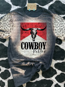 Cattle Brand Graphic Tee "Cowboy Killer"