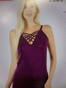 Criss Cross Cami's Many Colors & Sizes To Choose From