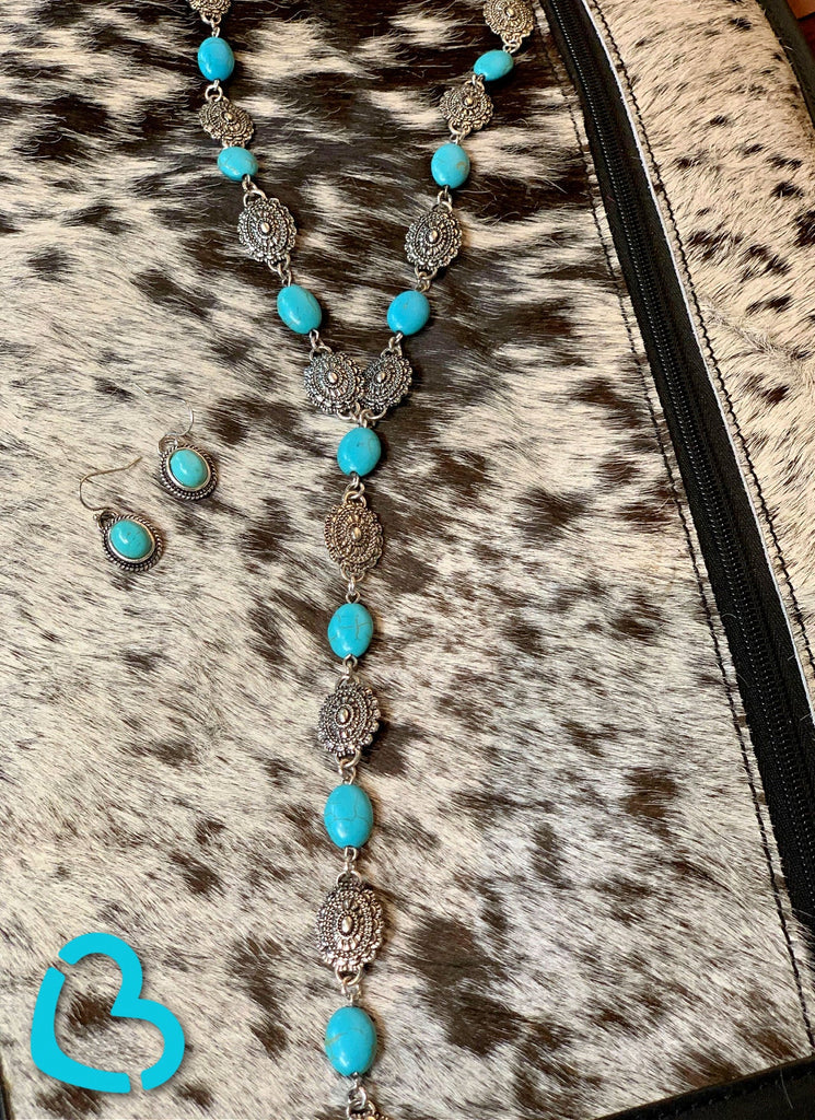 Long Turquoise necklace