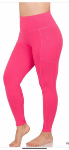 Zenana Leggings with pockets Many colors to choose from