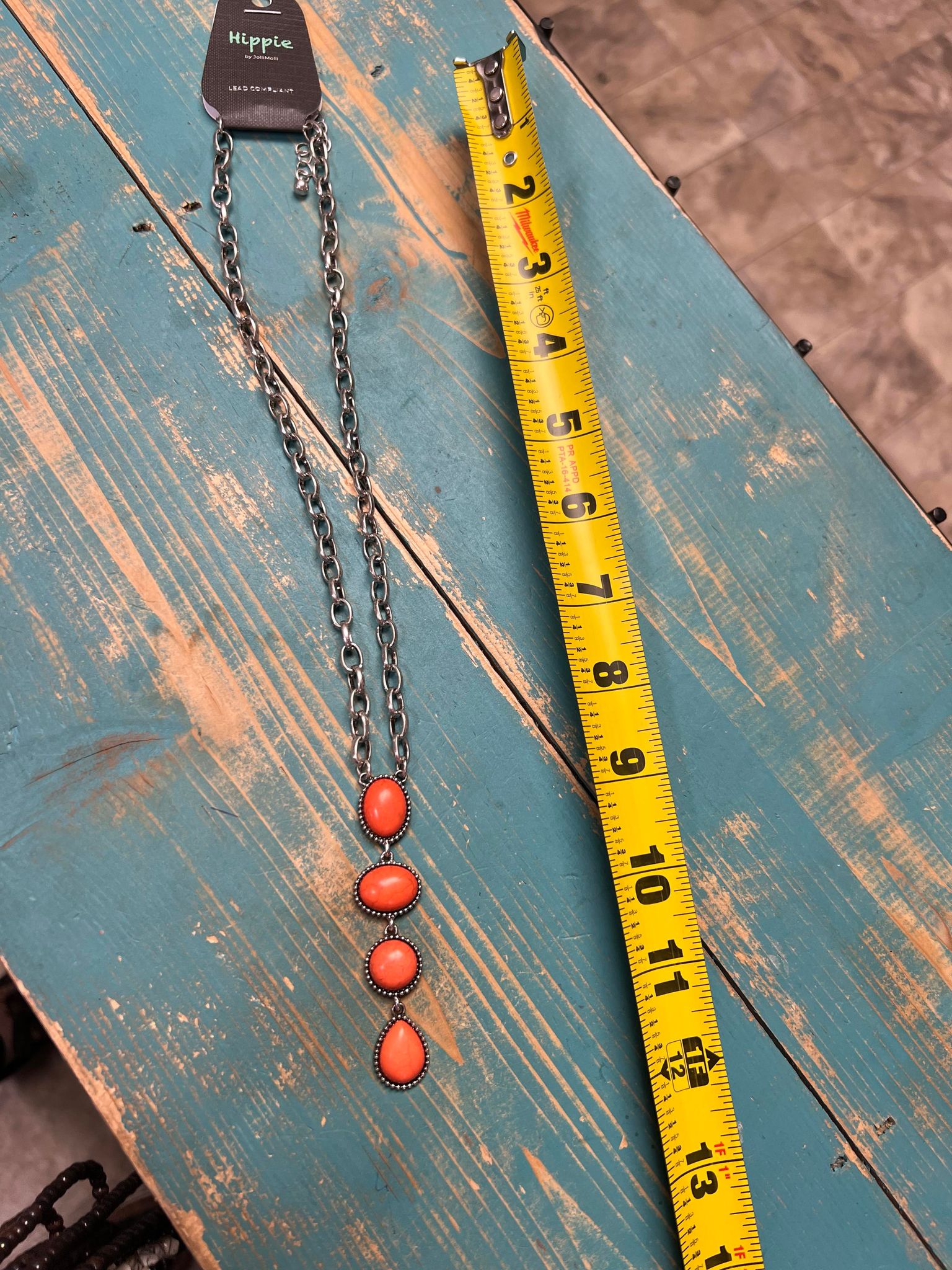 Red Dangle necklace