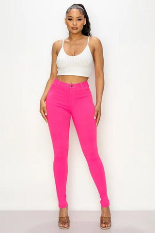 Forever Stretch neon Pink Jeans