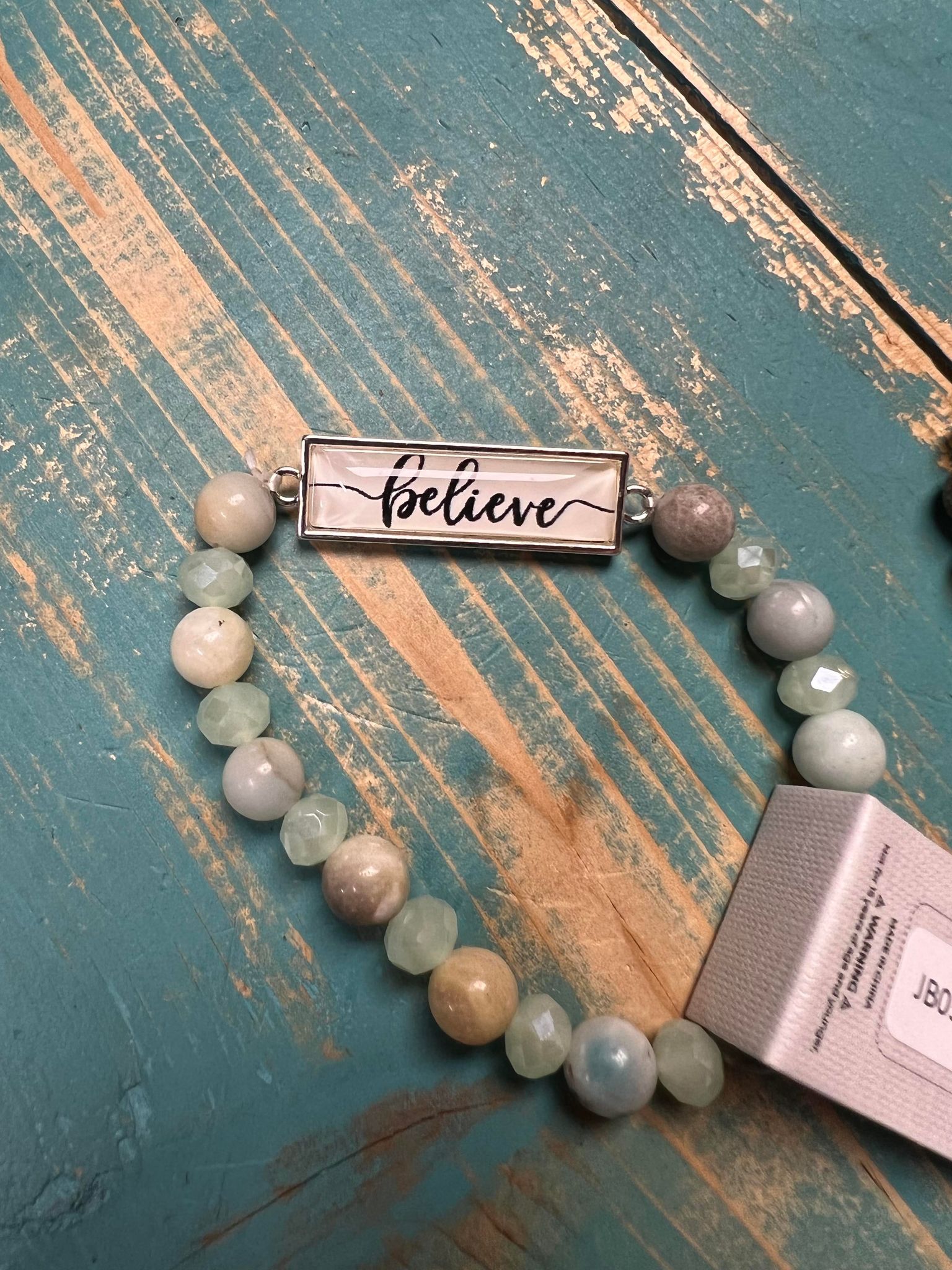 Believe or Blessed bracelet