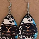 Yellowstone Blue Small Dangle Earrings