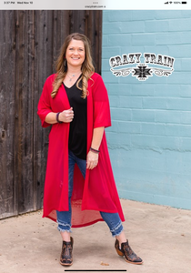 Crazy Train Short Round Duster (several colors)