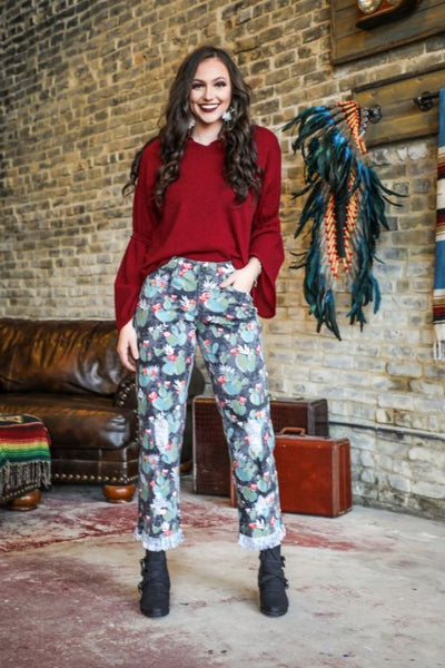 L&B high waisted flare pant multi colors available – Shabby Chic West Texas